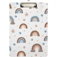 thumbnail image 2 of Coolnut Rainbow Clipboard, Acrylic Standard A4 Letter Size Clip Board with Low Profile Clip for Office, Classroom, Doctor, Nurse and Teacher, 12.5"x9", 2 of 7
