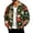 Multicolor, variant on Christmas Corduroy Zip Up Jacket for Men Long Sleeve Stand Coller Sweatshirts Xmas Funny Print Loose Fit Overshirts with Pockets Outerwear for Daily Wear