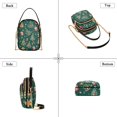 thumbnail image 3 of FORMRS Crossbody Bag for Women Quilted Travel Shoulder Cell Phone Purse with Chain Strap Handbag, Green Christmas Gingerbread, 3 of 7
