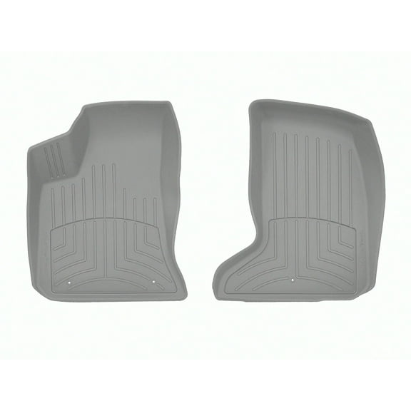 WeatherTech FloorLiner HP Custom Fit Floor Mats compatible with 300, Challenger, Charger - 1st Row (Driver & Passenger), Grey
