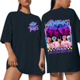 thumbnail image 1 of Pop cazadora para niña Demo-n Hunters Boys Girls Fashion Round-Neck Group Panels T Shirt （Dark Blue）, 1 of 4