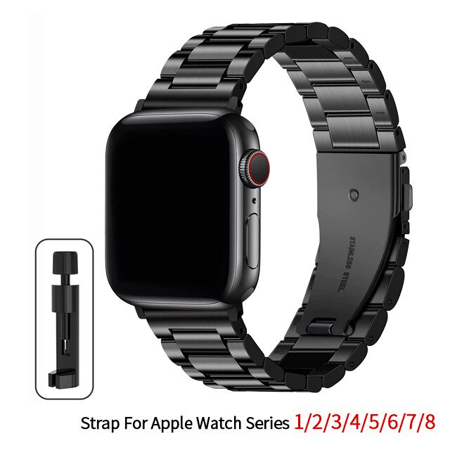 ArmbandirostfrittstålförAppleWatchBand45mmUltra49mm41mm40mm44mmwatchMetallarmbandförIwatchSeries98765