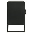 thumbnail image 6 of Pemberly Row 4-Door Contemporary Wood Accent Cabinet in Matte Black, 6 of 14