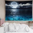 thumbnail image 1 of Tapiz de Pared LB Luna Océano 150x100 cm Cielo Nocturno, 1 of 7