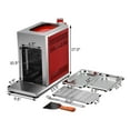 thumbnail image 2 of Gymax Propane Infrared Steak Grill BBQ Stainless Steel Single Burner Vertical Cooking, 2 of 10