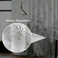 thumbnail image 3 of Grey Shower Curtain, Abstract Marble Shower Curtain for Bathroom Waterproof Fabric Shower Curtain Set with Hooks-72"W x 96"L (Pack of 1), 3 of 7