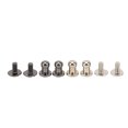thumbnail image 3 of Button Stud, Round Head 200 Sets Chicago Screws High Hardness Glossy Appearance Widely Used  For Case, 3 of 7