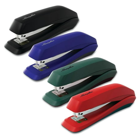 Swingline Staple Cartridge 520e Standard Stapler, 15 Sheets, Color May Vary (S7054521), 15 sheet stapling capacity with Swingline S.F. 4 staples; one of the following colors will be chosen for you:.., By Swingline ()