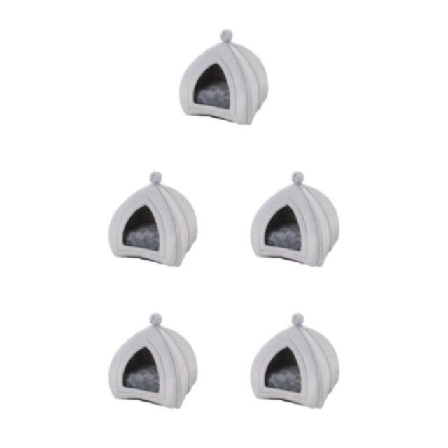 Methold Hogar para mascotas, sala de estar interior, nido de descanso de invierno, tienda de campaña para dormir de felpa, casa cálida Type2 NO2