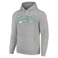 thumbnail image 2 of Men's Starter Heather Gray Minnesota Wild Tailsweep Fleece Tri-Blend Pullover Hoodie, 2 of 3