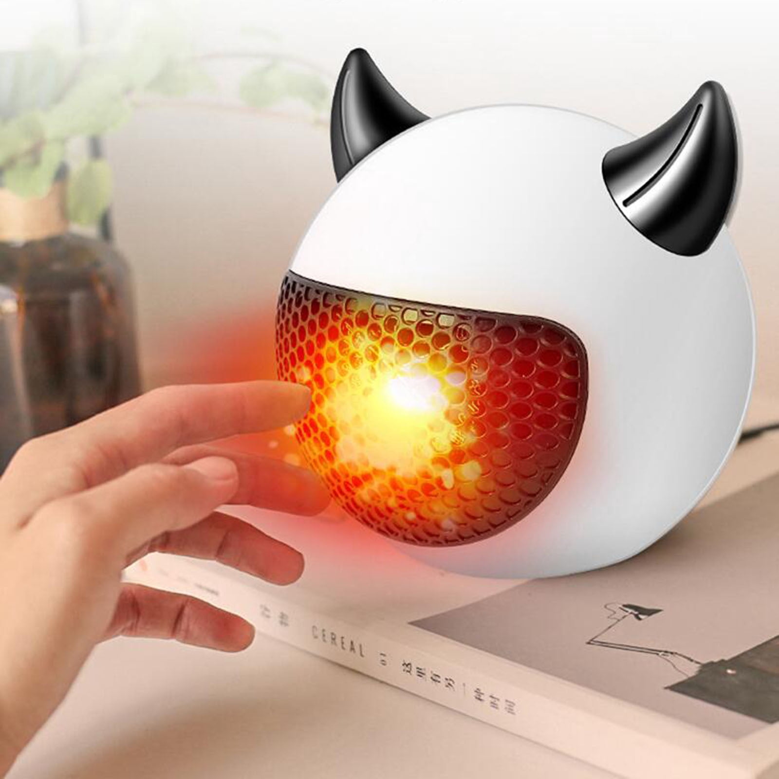 Cute Little Cartoon Mini Heater, Office, Desktop, Household Portable Heater  - Walmart.com