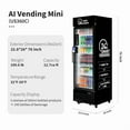 thumbnail image 5 of DC-360D Combo Vending Machine,Smart Refrigerated Vending Machine with Touch Card Reader (Black), 5 of 8