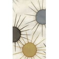 thumbnail image 2 of Vess, June Erica 12x18 White Modern Wood Framed Museum Art Print Titled - Starburst Triptych II, 2 of 4