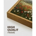 thumbnail image 4 of Drsoum Landscape Rural wildflowers Wall Art 11x14in Nature Framed Classic Retro rustic Wall Prints Farmhouse Kitchen Bathroom Office Decor, 4 of 5