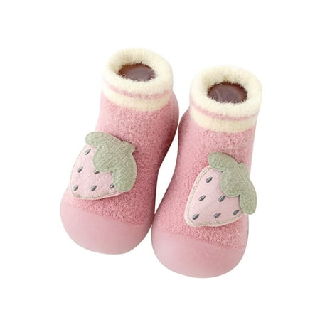 

Toddler Baby Socks Shoes Boys Girls Animal Cartoon Socks Shoes Toddler Warmthe Floor Socks Non Slip Prewalker Shoes