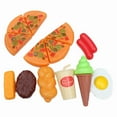 thumbnail image 1 of Pretend Play Food Set Simulated Pizza Educational Toy Kitchen Playset for Kids, 1 of 9