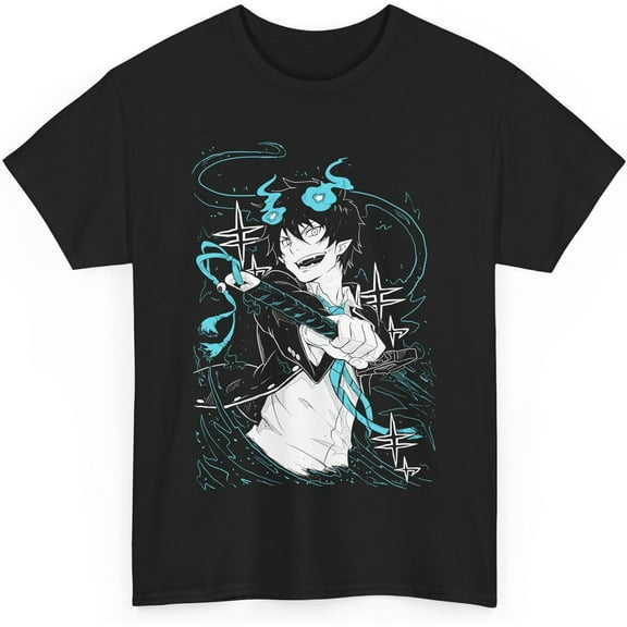 Anime Blue Exorcist Shirt T-Shirts Casual Short Sleeves Shirt