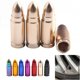 thumbnail image 2 of 4 Pieces Car Truck Wheel Stem Aluminum Bullet Tyre Valve Cover Champagne kusrkot Válvula de neumático de aluminio para camión de automóvil, 2 of 8