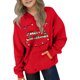 thumbnail image 5 of Sudadera con capucha para niñas y niños, sudadera de manga larga con cuello redondo y estampado de moda, jersey con bolsillo, sudadera de poliéster para niñas, 5 of 8