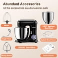 thumbnail image 2 of Batidora de pie CEBORY 6.5 qt 660 W 10 velocidades negra, 2 of 6