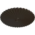 thumbnail image 3 of 47 5/8"OD x 2"P Shakuras Ceiling Medallion (For Canopies up to 6 1/2"), Hand-Painted Stone Hearth, 3 of 5