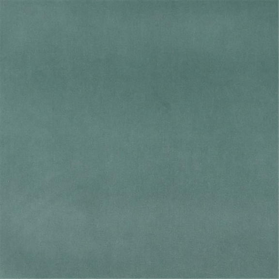 Designer Fabrics K0000N 54 in. Wide - Turquoise Authentic Cotton Velvet Upholstery Fabric