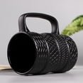 thumbnail image 5 of Kitchen Cups Clearance! Huayishang 3D Black Tyre Tire Shaped Frosted Ceramic Mug Large Coffee Tea Cup Unique Gifts Car Fans 16.9 Oz(480Ml), 1 Mug Black, 5 of 9
