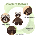 thumbnail image 4 of LIfelike Raccoon Stuffed Animals-Super Soft Plush Stuffed Animal Toy-Baby Shower Gift-Kids Plush Toy, 4 of 4
