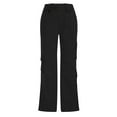 thumbnail image 4 of XFLWAM Women's High Waist Cargo Pants Casual Wide Leg Straight Pants Combat Trouser with Multi-Pockets XXL, 4 of 6