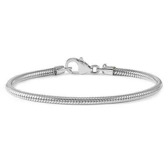 Sterling Silver Reflections Lobster Clasp Bead Bracelet - 8.25 Inch
