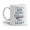 thumbnail image 2 of First Love First Hero Always My Daddy Father's Day Gifts Coffee Tea Ceramic Mug Office Work Cup Gift 15oz, 2 of 3