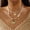 Color5, variant on NICKSUN Boho Beach Seashell Imitation Pearl Layered Necklaces Collection, Multi-Style Ocean Starfish Seahorse Charm Beaded Chokers, Summer Tropical Vacation Dopamine Statement Jewelry