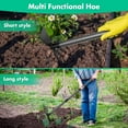 thumbnail image 6 of YeYeBest Hoe Garden Tool with Two-Head, 45" Adjustable Hand Cultivators & Tillers, 6 of 7