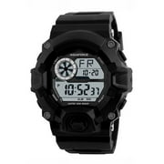 Aquaforce  Multi Function Black Strap Watch with Temperature Digital