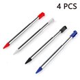 thumbnail image 1 of 4 Pcs Stylo Tactile Couleur Stylo Tactile Ensemble Console de Jeu Stylet Télescopique pour Nintendo 3DS, 1 of 9