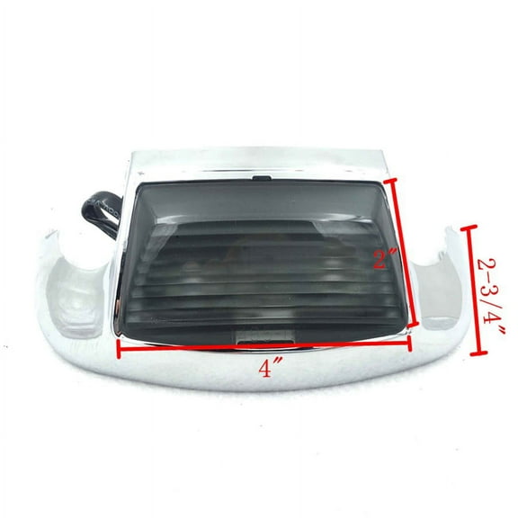 HTT-MOTOR Motorcycle Smoke Front Fender Tip Light With Brake light Turn signal For Harley Davidson Touring FLHT/FLT/FLHS/FLHR(1980-2008) FLSTC(1986-2008) FLSTN(1993-1996)