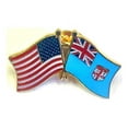 thumbnail image 7 of Pack of 12 Fiji Flag Lapel Pins, Fijian Crossed Double Friendship Flag Pin, 7 of 7