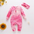 thumbnail image 2 of HCNTES Baby Girl Clothes Winter Neutral Baby Clothes Unisex Newborn Baby Girl Outfit Long Sleeve Print Jumpsuit with Zipper Fall Outfit 0 3 6 9 12 18 24 Months, 2 of 6