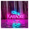 thumbnail image 3 of Lámpara LED De Neón Regulable "Karaoke Para Fiestas, Bares, Estudios, Salas De DJ, Decoración De Pared, Letreros Luminosos, Lámpara Ambiental, 37.5cmx18cm, 3 of 6