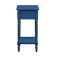 thumbnail image 6 of Pemberly Row Contemporary Square Accent Table in Blue Wood Finish, 6 of 6