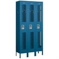 thumbnail image 2 of 12" Wide Single Tier Vented Metal Locker - 3 Wide - 6 Feet High - 12 Inches Deep - Blue - Assembled, 2 of 4
