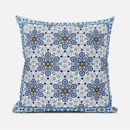 

Amrita Sen Designs CAPL1047FSDS-ZP-18x18 18 x 18 in. Medallion Suede Zippered Pillow with Insert - Multi Color