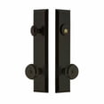 thumbnail image 5 of Grandeur Fifth Avenue Tall Plate Single Cylinder One Piece Knobset with Bouton Knob, 5 of 6