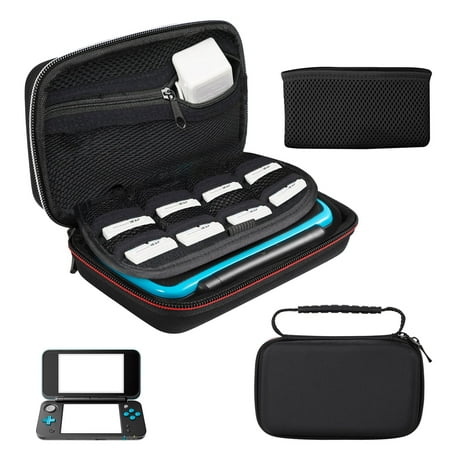 Carry Case for Nintendo New 2DS XL/New 3DS XL, TSV Hard Travel Protective Shell for New Nintendo 3DS, New 2DS Console&Game
