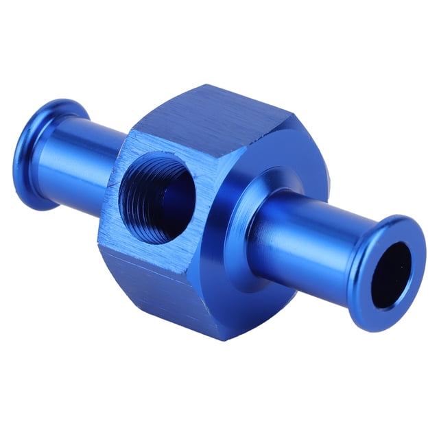 Fuel Pressure Gauge Adapter 3/8in Hose Adapter Fuel Pressure Gauge T Adapter Fuel Nitrous Pressure Adapter Fuel Nitrous Pressure Gauge Adapter Aluminium Alloy Universal 3/8in Hose