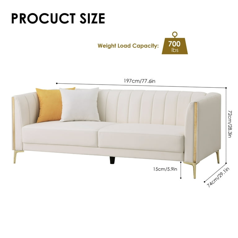 White office sofa sales