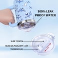 thumbnail image 2 of 30 Oz Shark Tumbler with Handle and Straw Blue Shark Coffee Travel Cup Mug Water Bottle Drinking Glass, Mother''s Day Birthday Gifts for Mom, Christmas Birthday Gifts for Women Girls, 2 of 3
