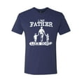 thumbnail image 2 of Wild Bobby,Like Father Like Sons Boy Dad Daddys Boy Gift, Father's Day, Men Premium Tri Blend Tees, Vintage Navy, X-Large, 2 of 3