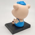 thumbnail image 4 of Muñeca Bobblehead de Cartoon Zulema Decoración para Salpicadero de Coche Azul, 4 of 7