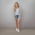 thumbnail image 7 of Girls Long Sleeve Casual Cardigan Kids Open Front Soft Knit Oversized Sweater with Pockets, 7 of 7